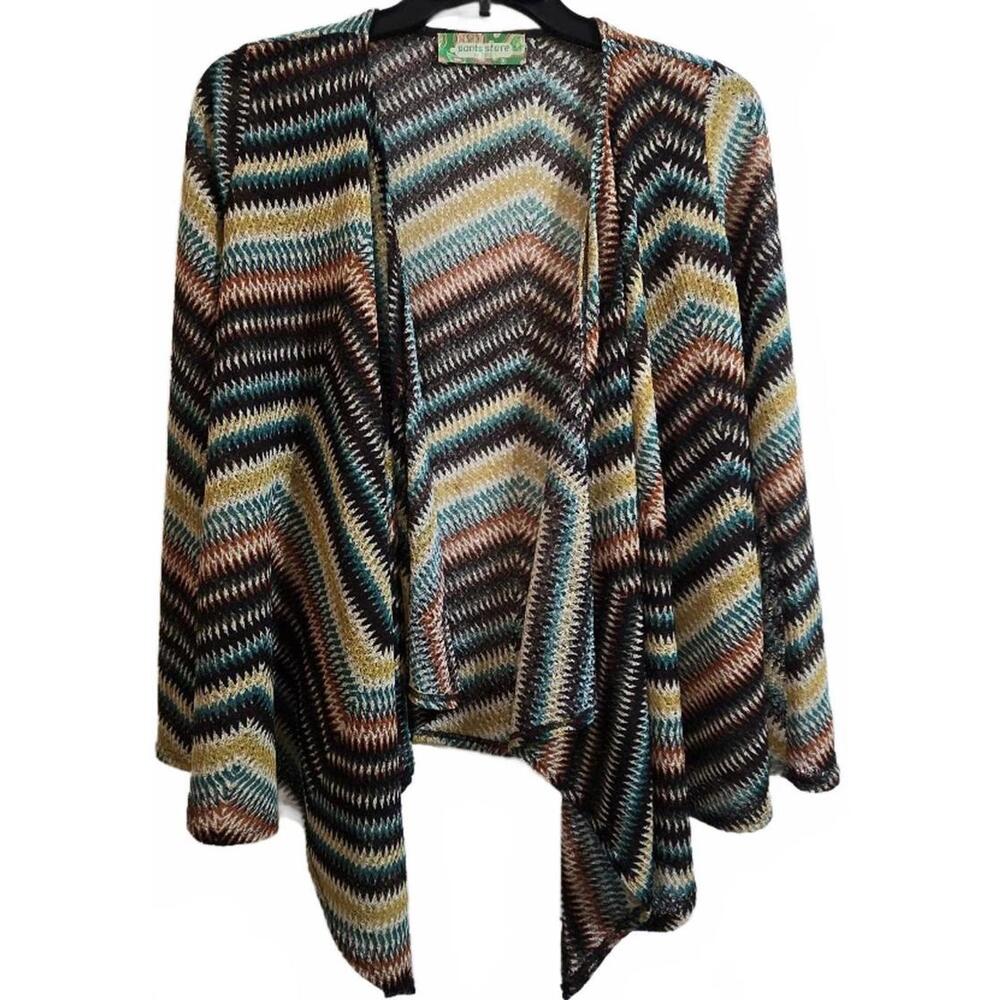 Pants Store Knit Open Front Cardigan Sweater Size M